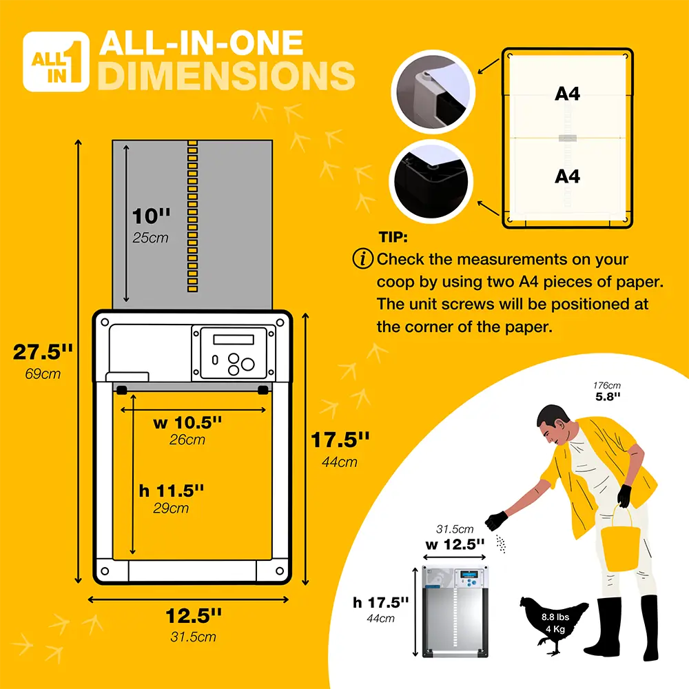 All In One Chicken Coop Door - Chicken Guard - Image 11