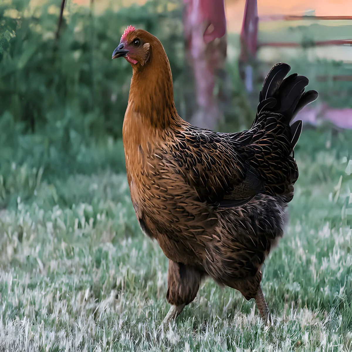 Brown Leghorn Chicken