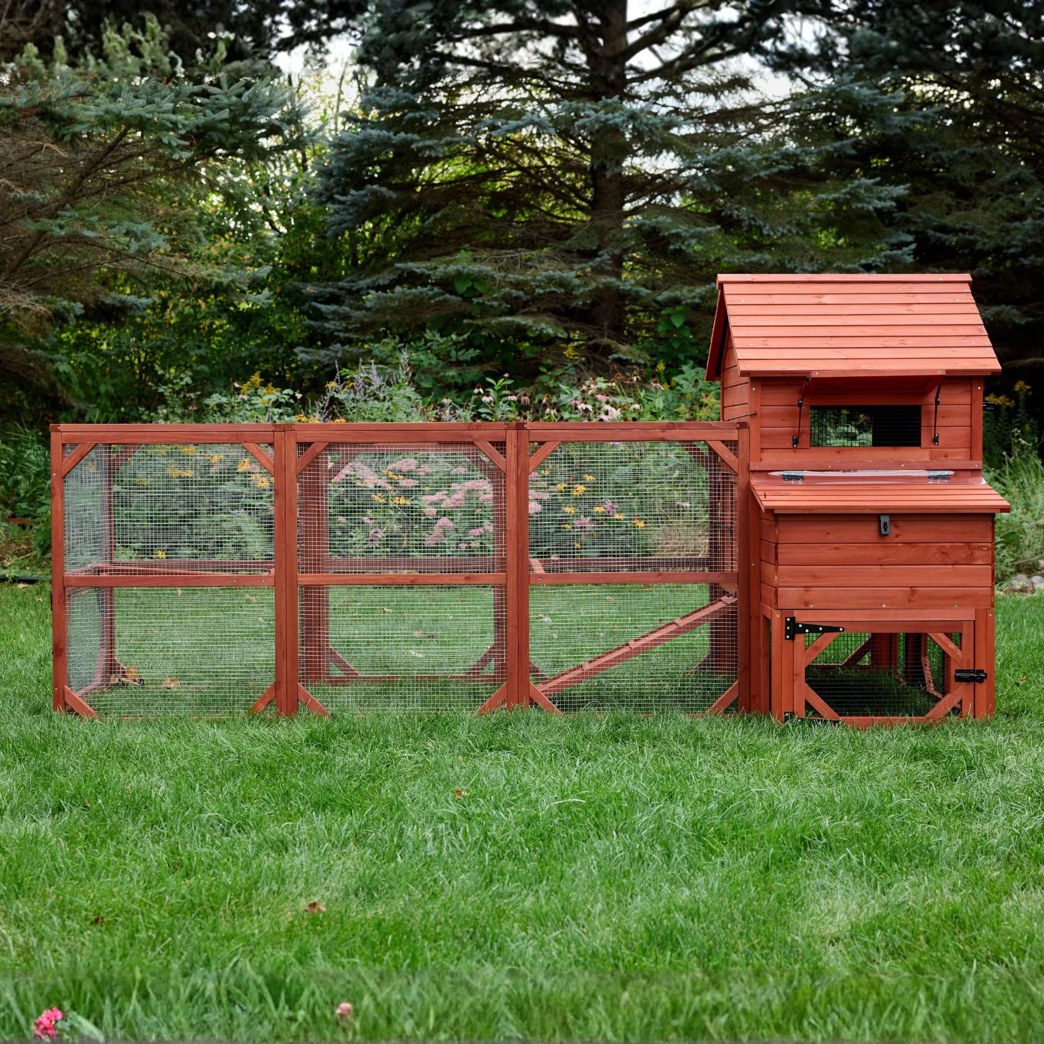 BUNDLE: Orpington Lodge Chicken Coop + Run Extension + Run Roof - Image 6