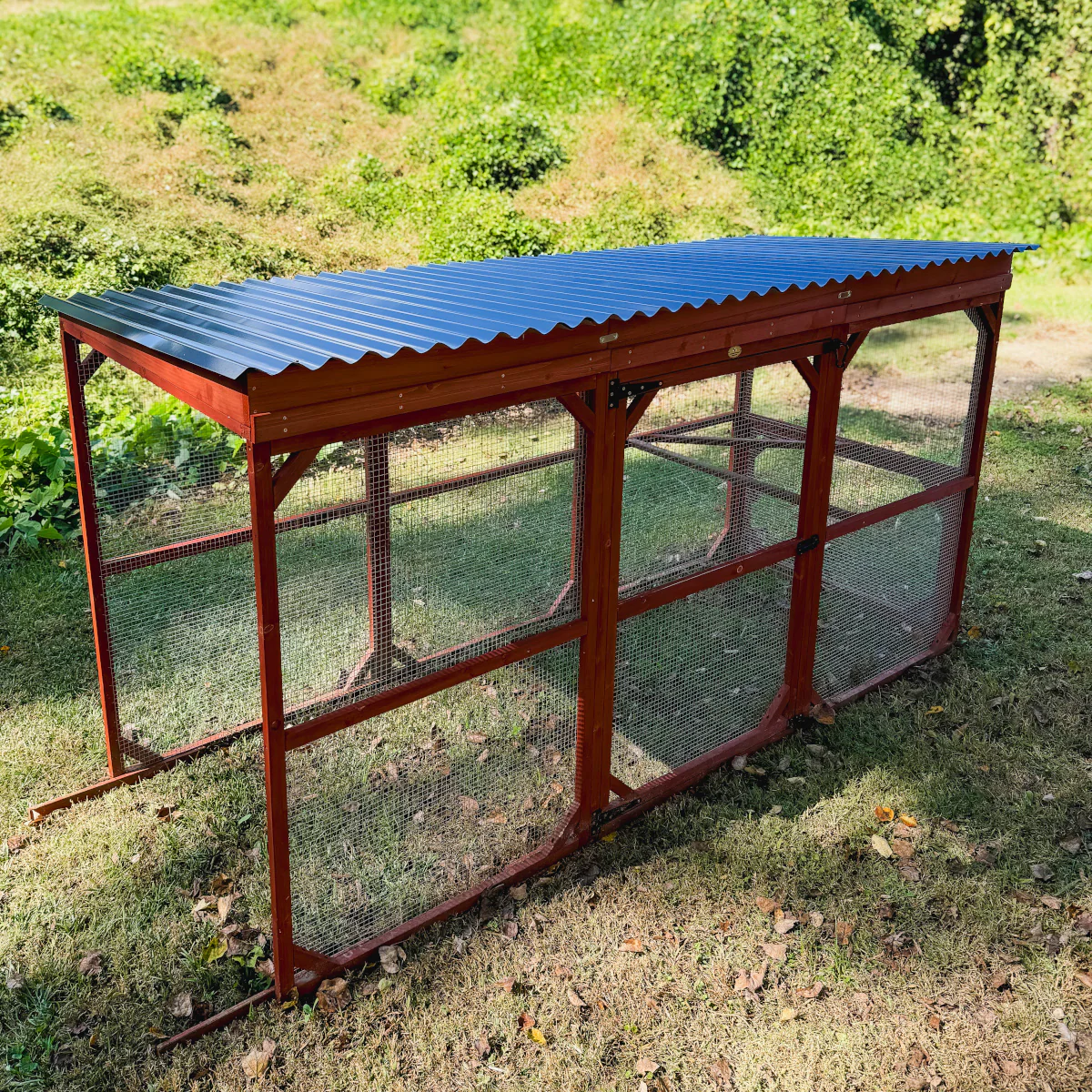 BUNDLE: Rhode Island Chicken Coop + Run Extension + Run Roof - Image 15