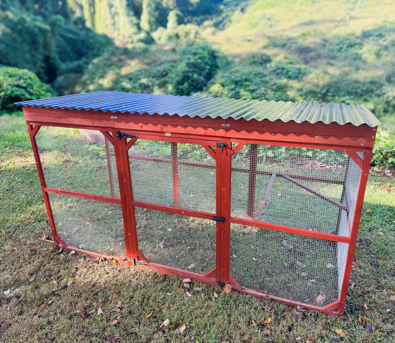 BUNDLE: Rhode Island Chicken Coop + Run Extension + Run Roof - Image 3