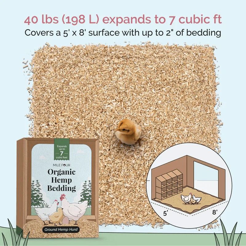 Hemp Bedding for Chicken Coops - Image 6
