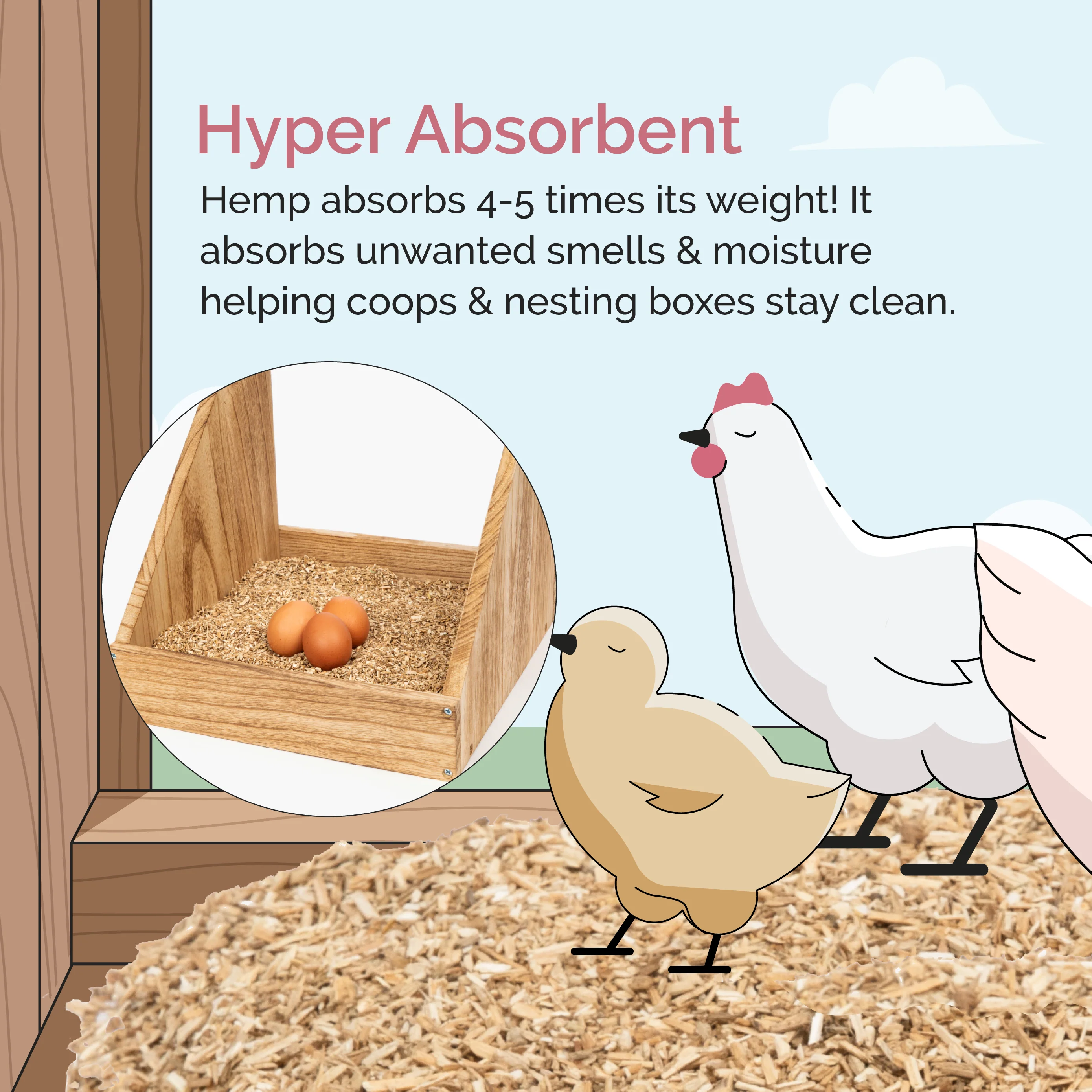 Hemp Bedding for Chicken Coops - Image 8