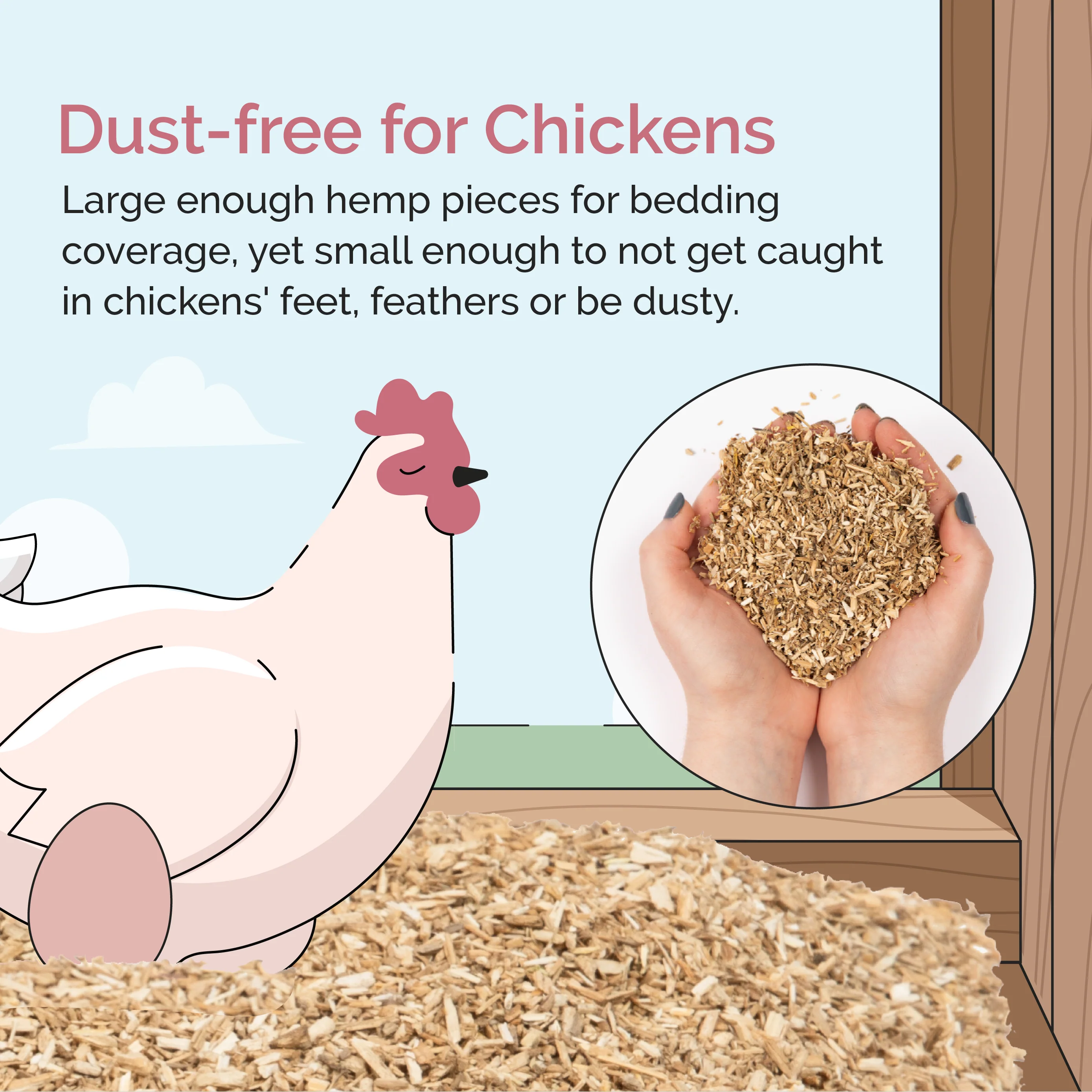 Hemp Bedding for Chicken Coops - Image 9