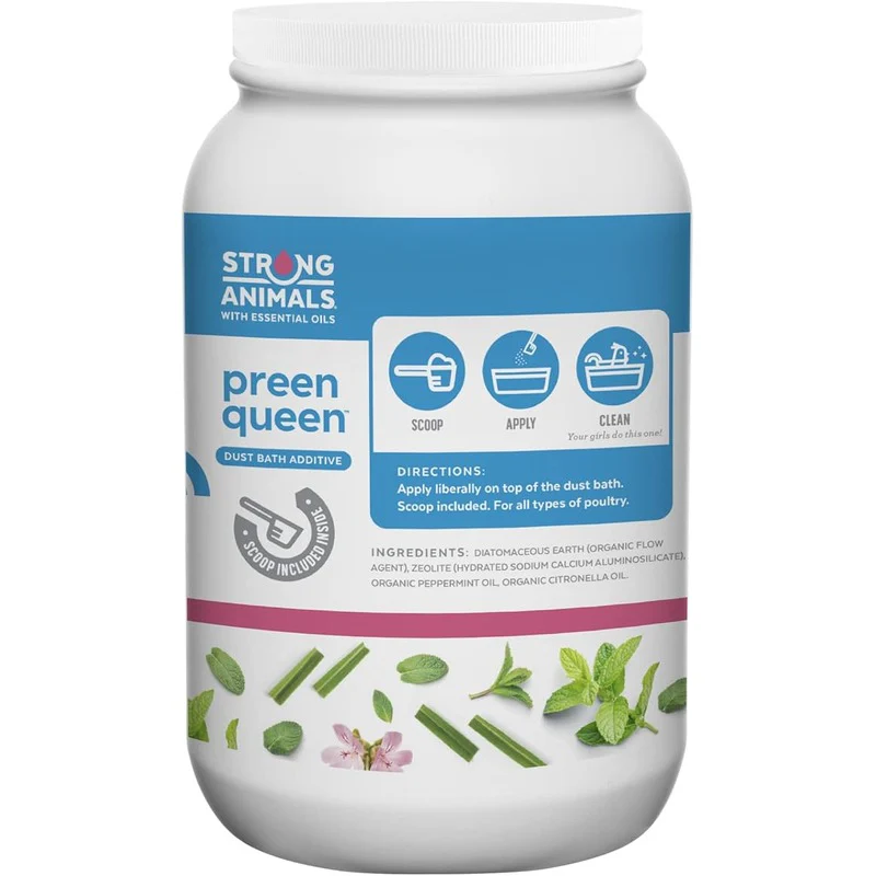 Preen Queen Dust Bath Additive for Chickens - Image 3