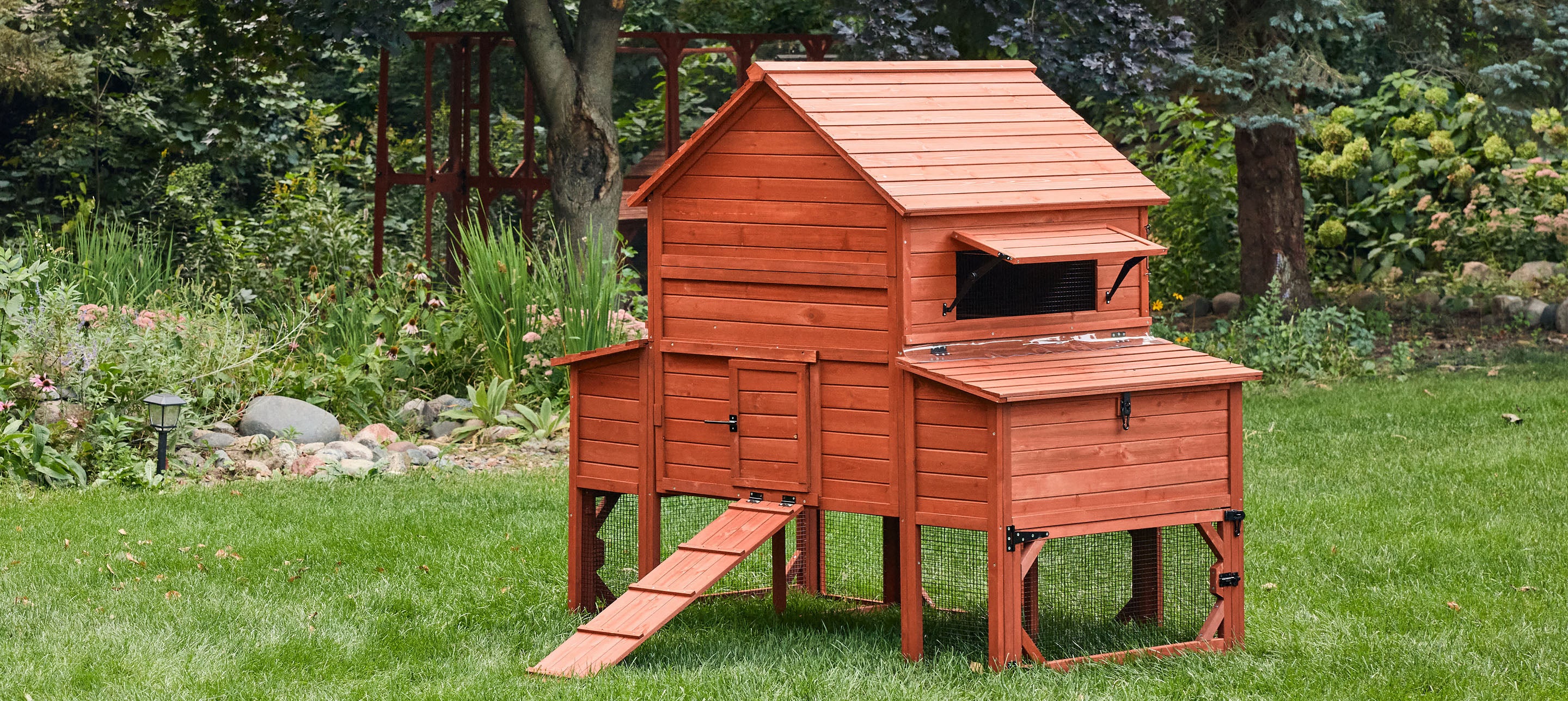 Chicken Coop for 10 Chickens – Rhode Island Homestead Coop with Run Extension Options - Image 10