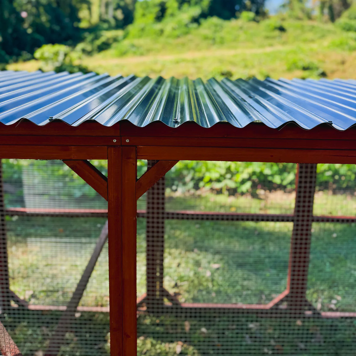 Metal Roof for Run Extension - Image 4