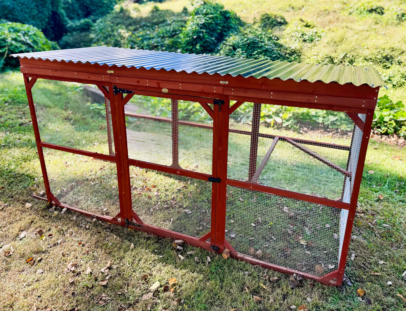 Metal Roof for Run Extension - Image 9