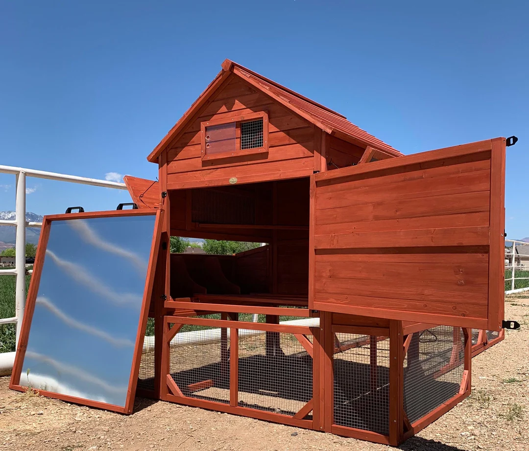 BUNDLE: Rhode Island Chicken Coop + Run Extension + Run Roof - Image 9